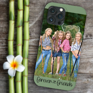 Freunde fürs Leben Foto Liebe Herz Typografie Case-Mate iPhone Hülle