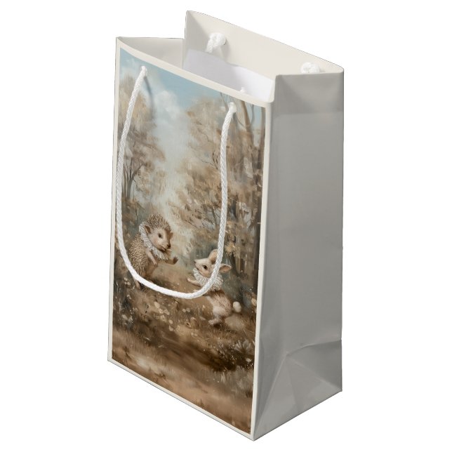 Freunde - Geschenktasche Kleine Geschenktüte (Rückseite Schrägansicht)