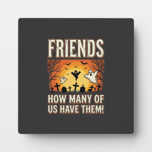 Freunde Halloween Geist Friedhof Design_1 Fotoplatte
