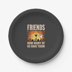 Freunde Halloween Geist Friedhof Design_1 Pappteller