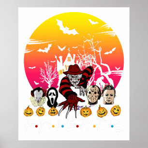 Freunde Halloween Horror Poster