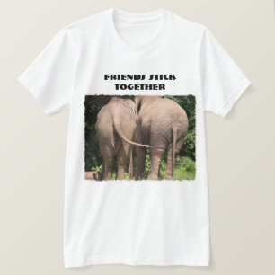 Freunde halten zusammen Elefanten T-Shirt