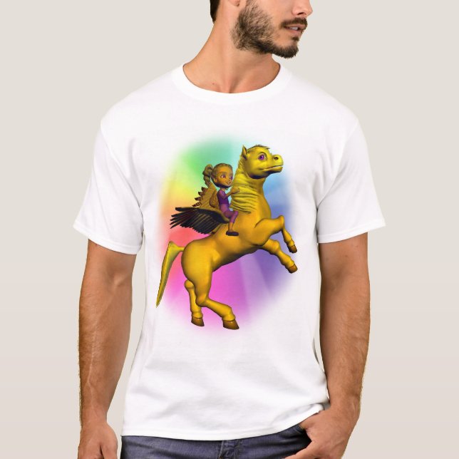 Freunde im Flug T-Shirt (Vorderseite)