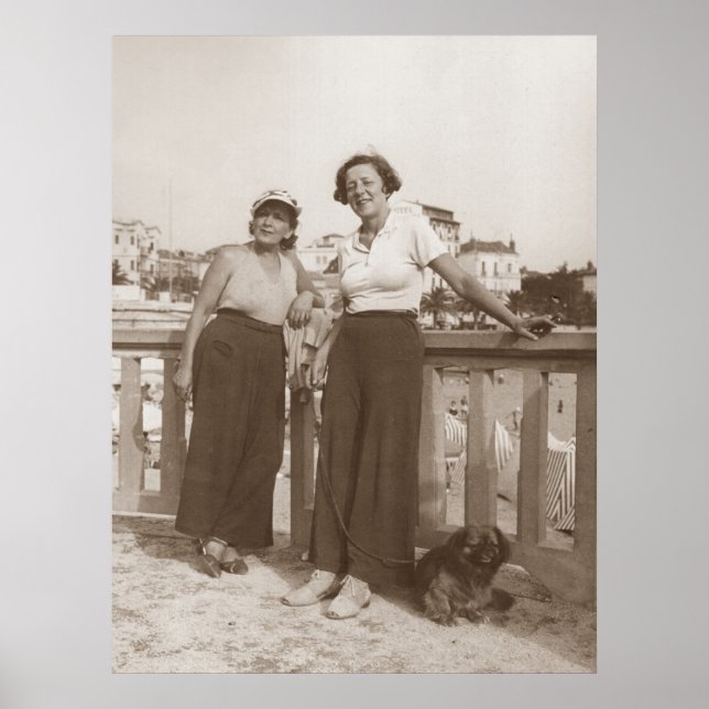 Freunde in Cannes in den 1930er Jahren Poster (Vorne)