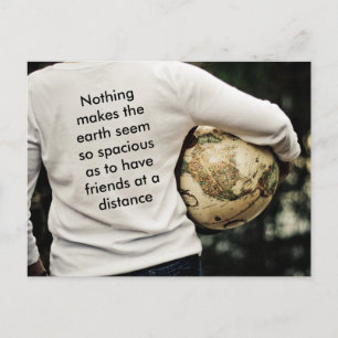 Freunde in der Ferne Postkarte