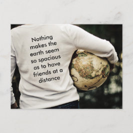 Freunde in der Ferne Postkarte