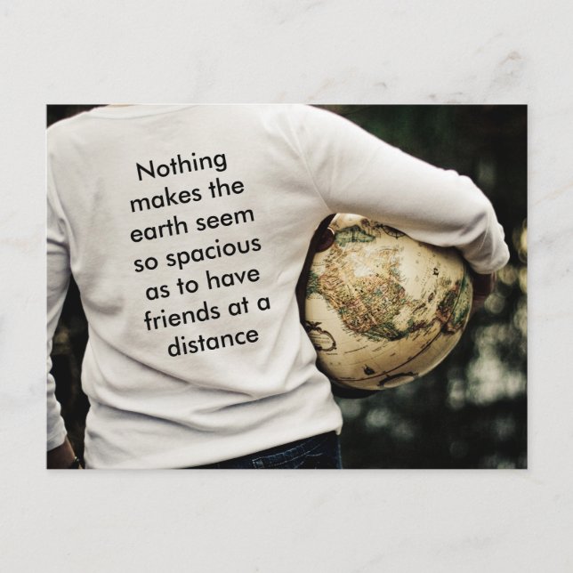 Freunde in der Ferne Postkarte (Vorderseite)