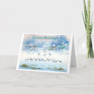 FREUNDE, JAPANISCHER KREBS FEIERTAGSKARTE