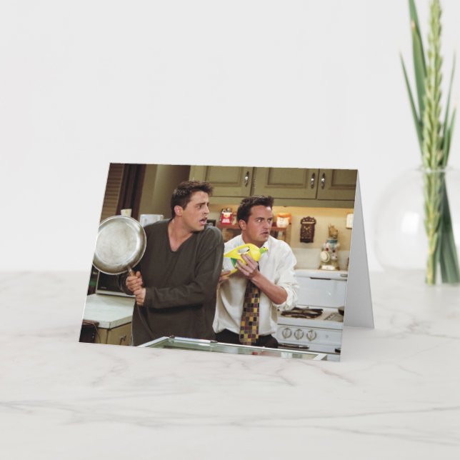 FREUNDE™| Joey & Chandler Scanner Karte (Vorderseite)