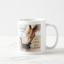 Freunde kommen in alle Größen und in Farben Tasse