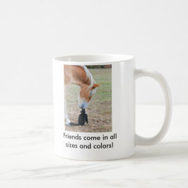 Freunde kommen in alle Größen und in Farben! Tasse