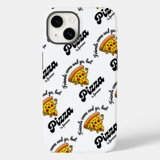 Freunde kommen und gehen, aber Pizza ist für immer Case-Mate iPhone 14 Hülle