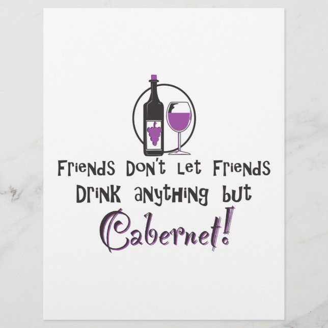 Freunde Lass keine Freunde/Cabernet Flyer (Vorne)
