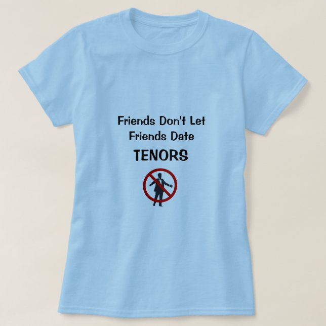 Freunde lassen nicht Freund-Datums-Inhalte T-Shirt (Design vorne)