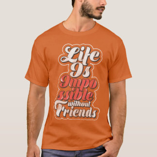 Freunde Liebe Familienjunge T-Shirt