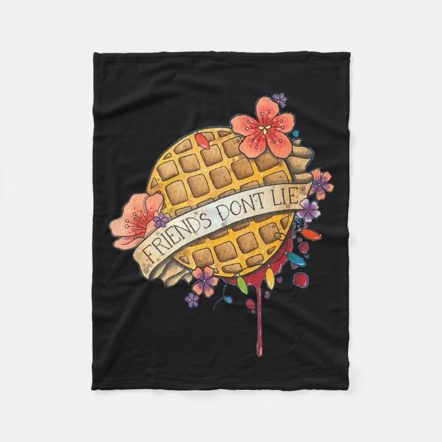 Freunde Lügen Nicht T-Shirt  Fleecedecke (Vorderseite)
