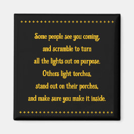 Freunde machen den Weg frei Magnet