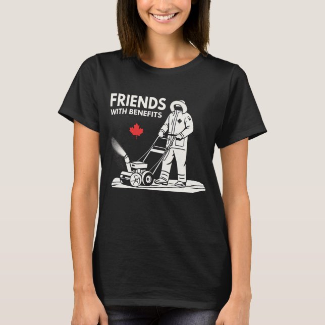 Freunde mit Benefits Snowblower T-Shirt (Vorderseite)