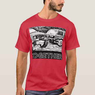 Freunde nach dem Geländewagen-Abenteuer Geländewag T-Shirt
