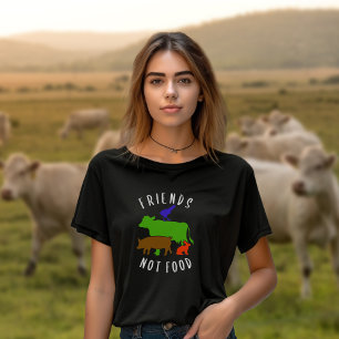 Freunde nicht Ernährung, Tierrechte Veganer Aktivi T-Shirt