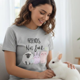 Freunde nicht Lebensmittel Vegan Vegetarische Ernä T-Shirt