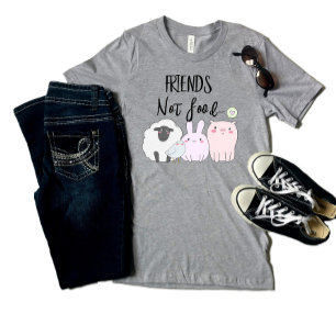 Freunde nicht Lebensmittel Vegan Vegetarische Ernä T-Shirt