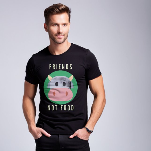 Freunde, nicht Veganer T - Shirt (Von Creator hochgeladen)