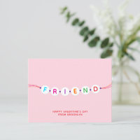 Freunde niedliche Freundschaft Armband pink Valent