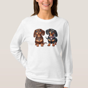 Freunde niedlicher Dackeln T-Shirt