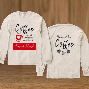 Freunde perfekter Mischung von grauem Kaffee Tri-Blend Shirt