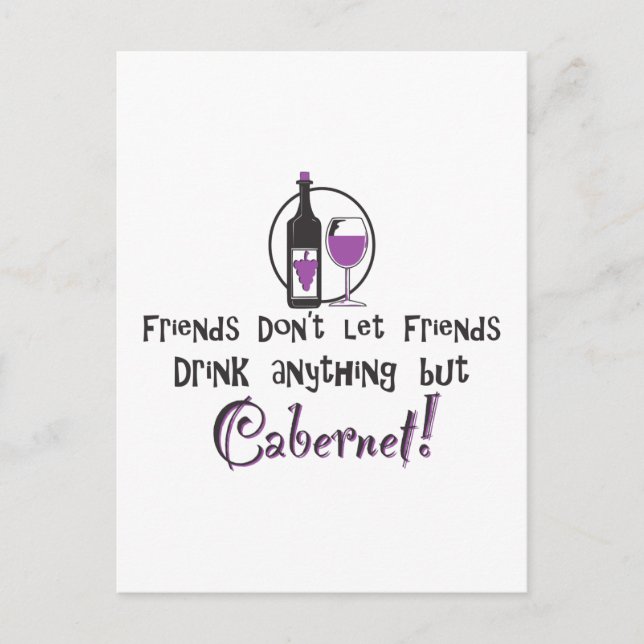 Freunde Postkarte (Vorderseite)