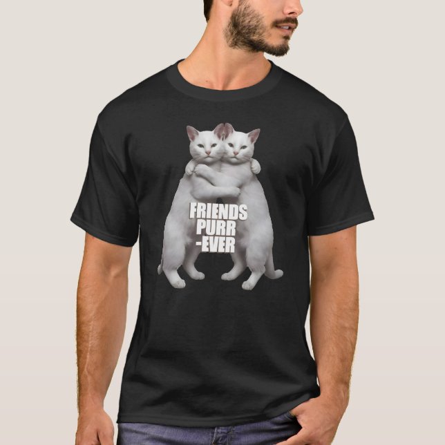 Freunde Purr-Ever T-Shirt (Vorderseite)