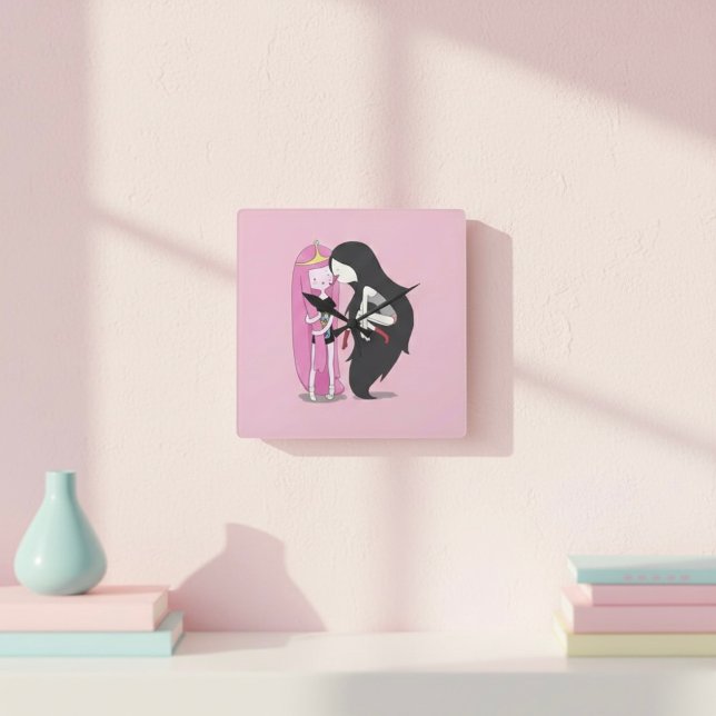 Freunde Quadratische Wanduhr (Von Creator hochgeladen)