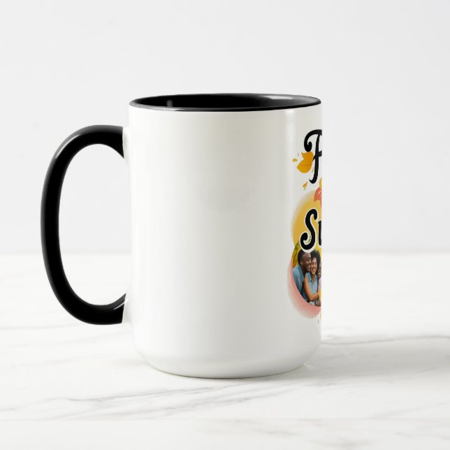 Freunde sind der Sonnenschein des Lebens Tasse (Links)