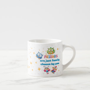 Freunde sind einfach von Ihnen gewählt Espressotasse