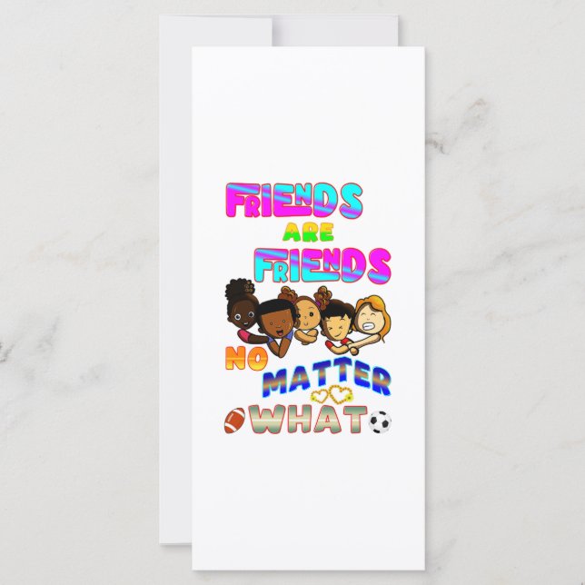 Freunde sind Freunde, egal was (Vorderseite)