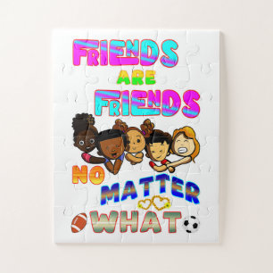 Freunde sind Freunde, egal was passiert Puzzle