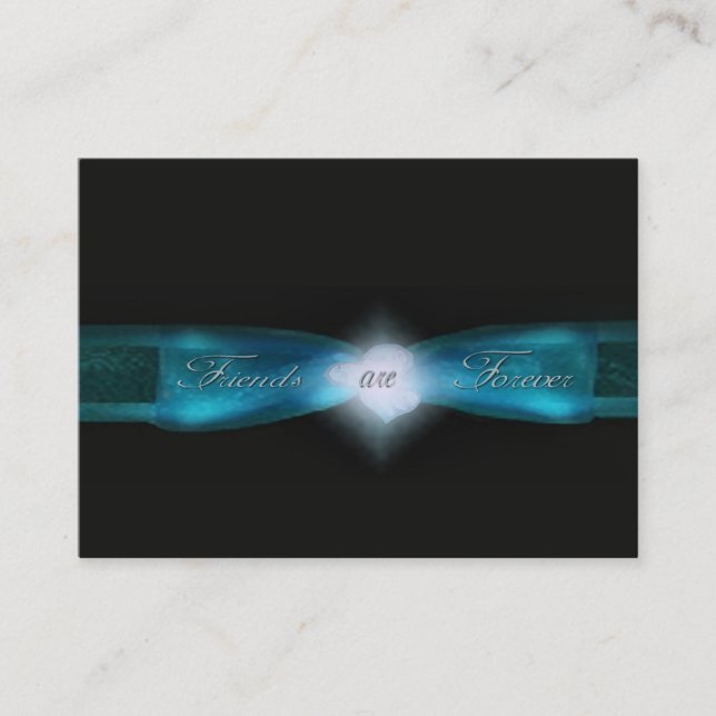 Freunde sind für immer Freundschaftskarten Visitenkarte (Vorderseite)