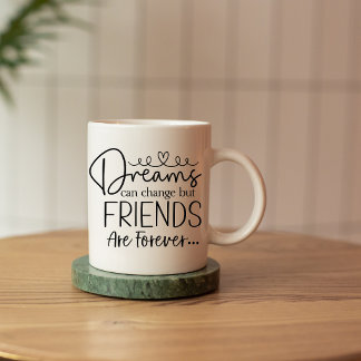 Freunde sind für immer kaffeetasse