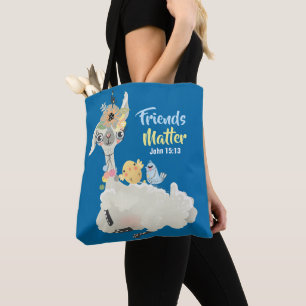 Freunde sind wichtig Inspiration Tote Bag, Mittel