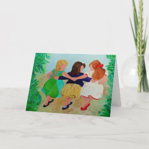 Freunde sind wie Engel Karte