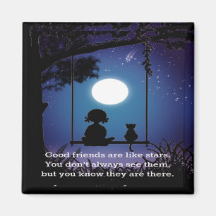 Freunde sind wie Stars Magnet