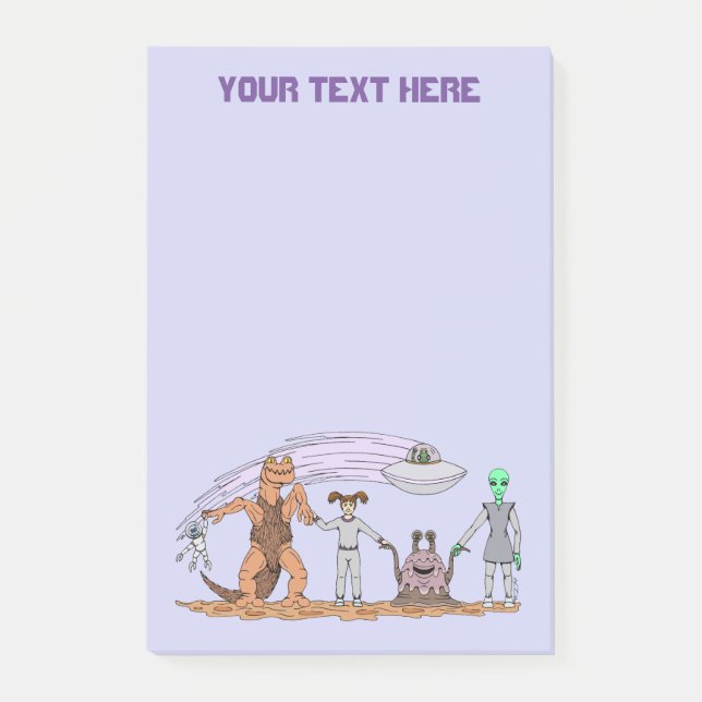 Freunde spielen keine Rolle, die Unterschiede nach Post-it Klebezettel (Vorderseite)