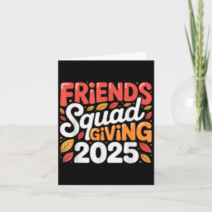 Freunde Squad Schenken 2025 Herbst Dankbar Tha Karte