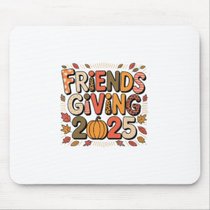 Freunde Squad Schenken 2025 Herbst Dankbar Tha Mousepad