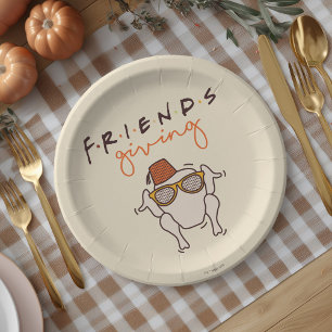 Freunde T.V.-Serie   Friendsgiving-Party Pappteller