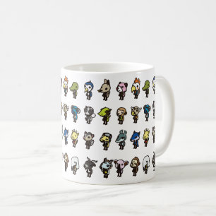 Freunde-Tasse mit niedlichen Tieren   Cartoon-Char Kaffeetasse