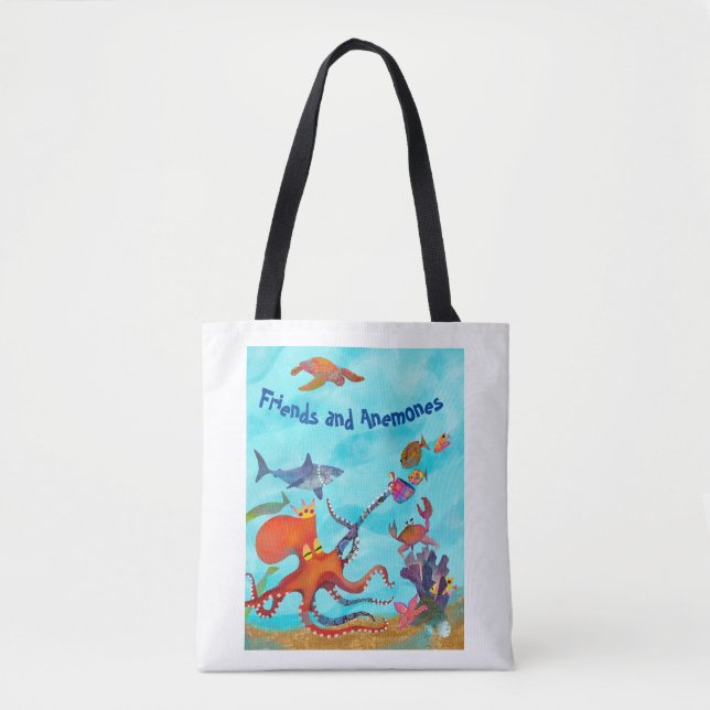 Freunde und Anemones Tote Bag (Vorderseite)