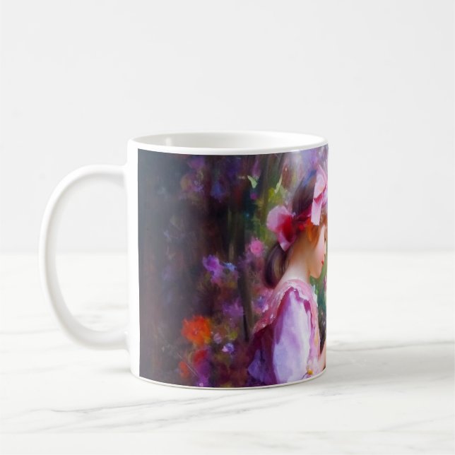 Freunde und Blume 2 Kaffeetasse (Links)
