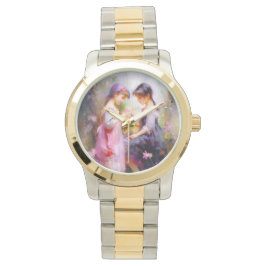 Freunde und Blume Armbanduhr